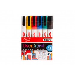 Marker acrilic DACO set 6...