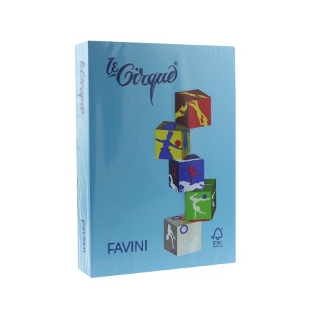 Carton color 160 g/mp A4 albastru inchis Favini 204