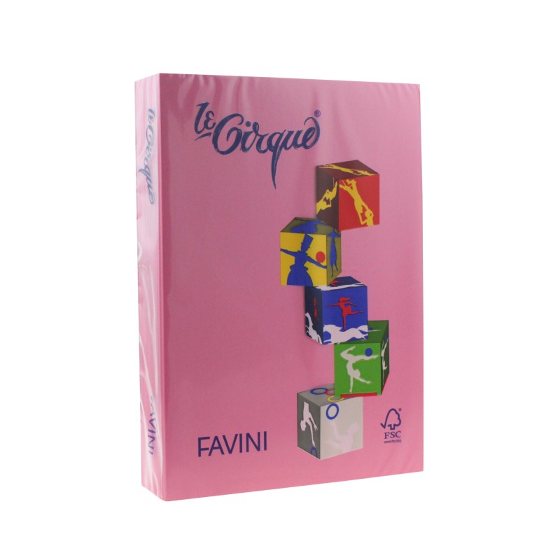 Carton color 160 g/mp A4 roz ciclam Favini 206