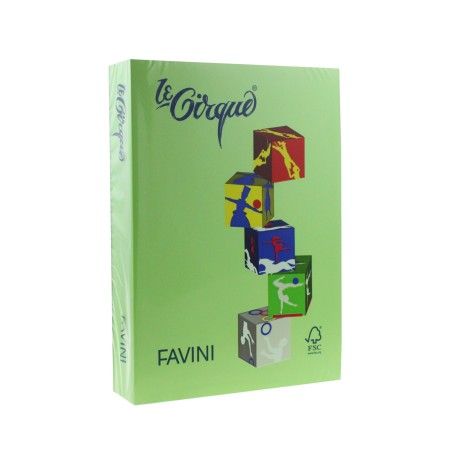 Carton color 160 g/mp A4 verde iarba Favini 203