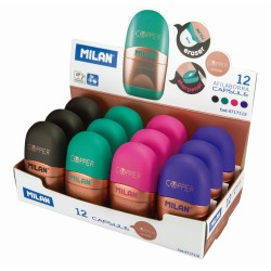 Ascutitoare cu radiera Copper MILAN
