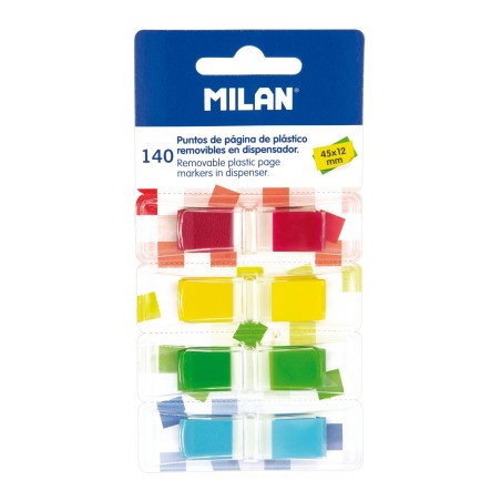 Bloc notes adeziv index 4 culori 140 buc MILAN Bloc notes adeziv index 4 culori 140 buc MILAN