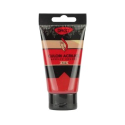 Culori acril 75 ml DACO rosu carmin CU375RC