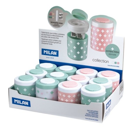ASCUTITOARE PLASTIC DUBLA ANTIBACTERIAL MILAN