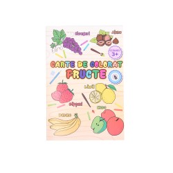 Carte de colorat B5 Fructe