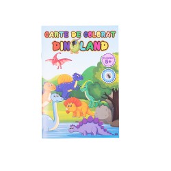 Carte de colorat B5 Dinoland