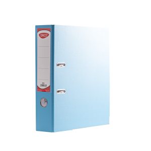 Biblioraft plastifiat 75 mm Albastru deschis DACO