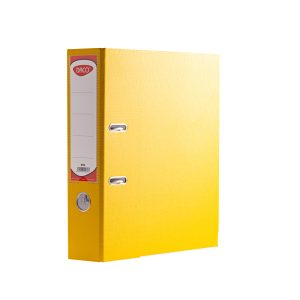 Biblioraft plastifiat 75 mm Galben DACO