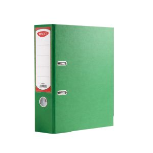 Biblioraft plastifiat 75 mm Verde DACO