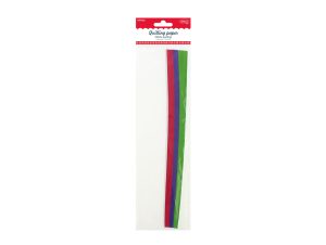 Hârtie quilling 30x0.5 cm, 200/set, 3 culori DACO