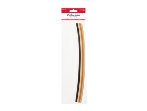 Hârtie quilling 30x0.5 cm 200/set natur DACO