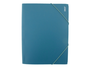 Mapă plastic cu elastic A4 Verde DACO