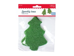 Accesorii craft - AD142 Brazi spumă glitter DACO