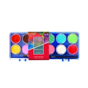 Acuarele 12 culori AR120 DACO