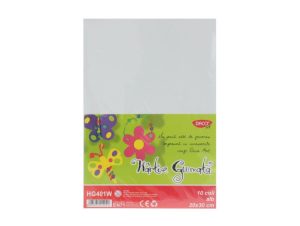Hârtie gumată 10 coli Alb DACO