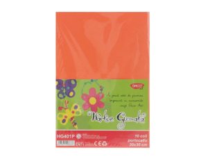 Hârtie gumată 10 coli Portocaliu DACO