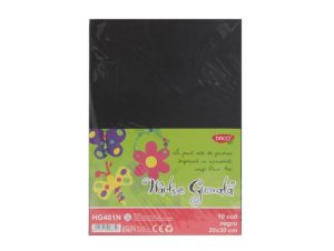 Hârtie gumată 10 coli Negru DACO