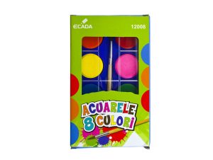 Acuarele 8 culori ECADA