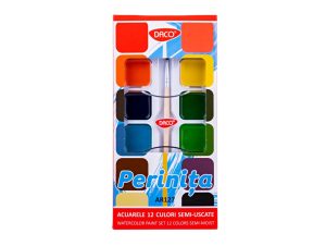 Acuarele 12 culori Perinița AR127 DACO