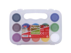 Culori acril 12 culori 20 ml Acrilia DACO