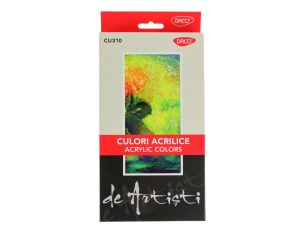 Culori acril 10 culori 22 ml DACO
