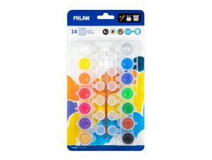 Acuarele 14 culori 5 ml guașă MILAN