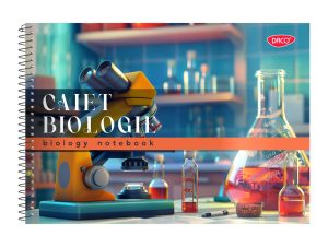 Caiet A4 biologie spiră 24 file DACO