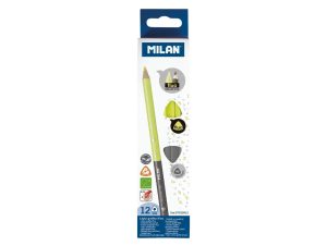 Creion grafit/evidențiator Bicolor HB MILAN