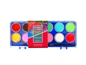 Acuarele 12 culori AR120 DACO