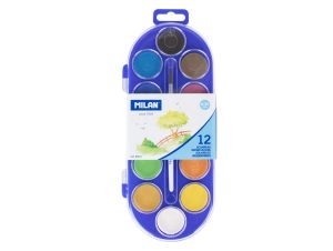 Acuarele 12 culori MILAN