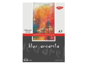 Bloc A3 acuarelă 12 file DACO
