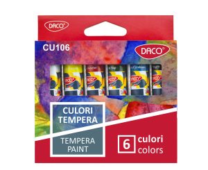 Culori tempera 6 culori 12 ml DACO