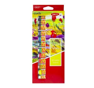 Culori ulei 12 culori 12 ml DACO