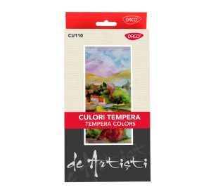 Culori tempera 10 culori 22 ml Artist DACO
