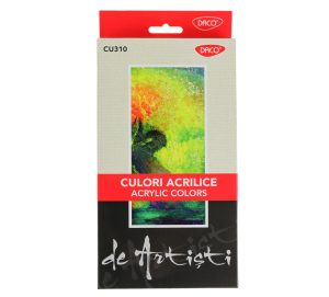 Culori acril 10 culori 22 ml DACO