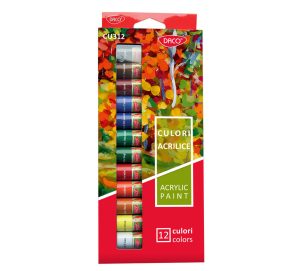 Culori acril 12 culori 12 ml DACO