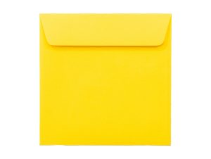 Plic pătrat Invitaș Galben PC1414G DACO