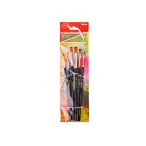 Pensule păr sintetic vârf drept set 6 DACO PN226