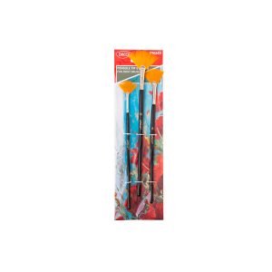 Pensule tip evantai set 3 DACO PN243