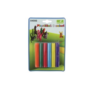 Plastilină 6x15 g ECADA