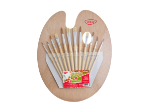 Pensule pe paletă set 12 DACO