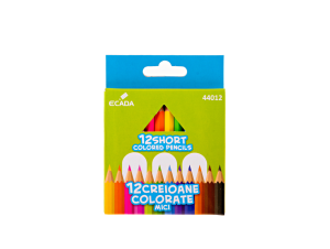 Creion color 12 culori mici ECADA