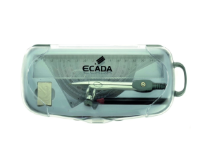 Trusă geometrie plastic ECADA