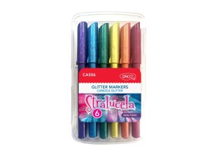 Carioca 6 culori glitter Strălucela DACO
