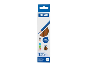 Creion color unicolor Set 12 Maro MILAN
