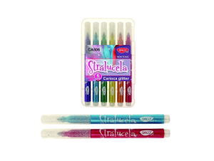 Carioca 6 culori glitter Strălucela DACO