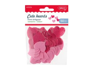 Accesorii craft - AD026 Inimi drăguțe DACO