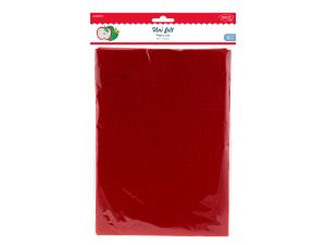 Accesorii craft - AD081R Fetru roșu set 4 DACO