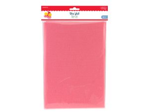 Accesorii craft - AD081RZ Fetru roz set 4 DACO