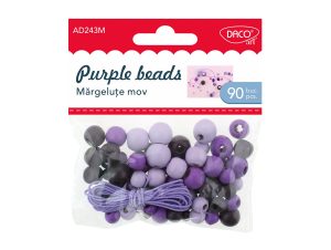 Accesorii craft - AD243 Mărgeluțe mov DACO